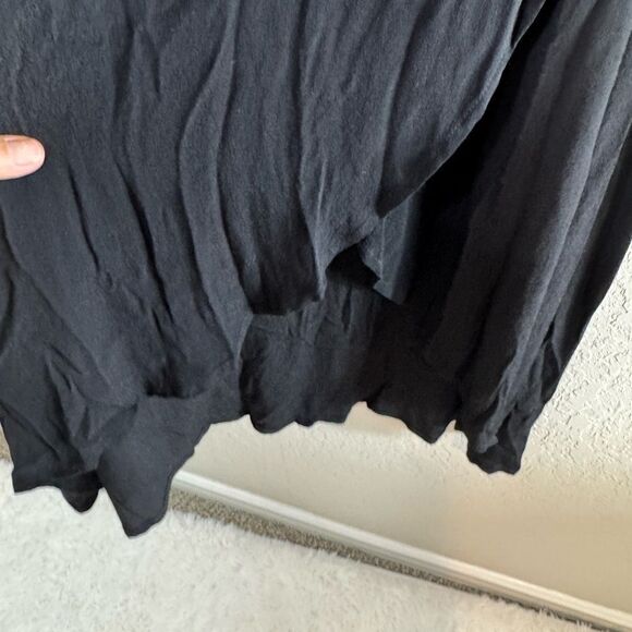 Aritzia Wilfred Free Jessa True Black Maxi Wrap Dress Size S NWT - Picture 5 of 9